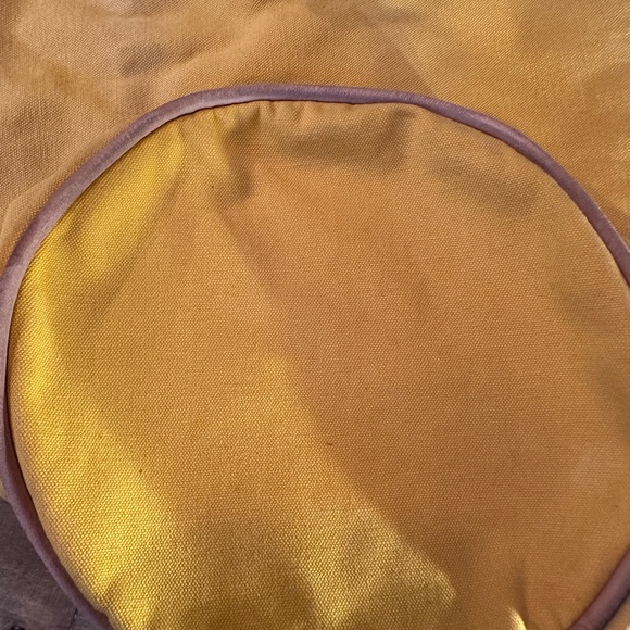 ‼️CYBER MONDAY STEAL‼️Hermes Polochon Mimile Drawstring Yellow Canvas Backpack - Picture 10 of 13